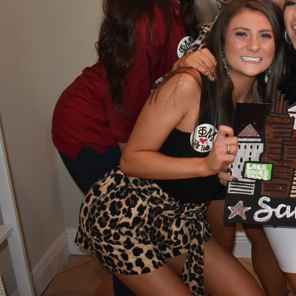 Zara Cheetah High Waisted Shorts - Picture 8 of 9